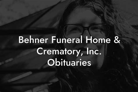 behner funeral home|behner funeral home services.